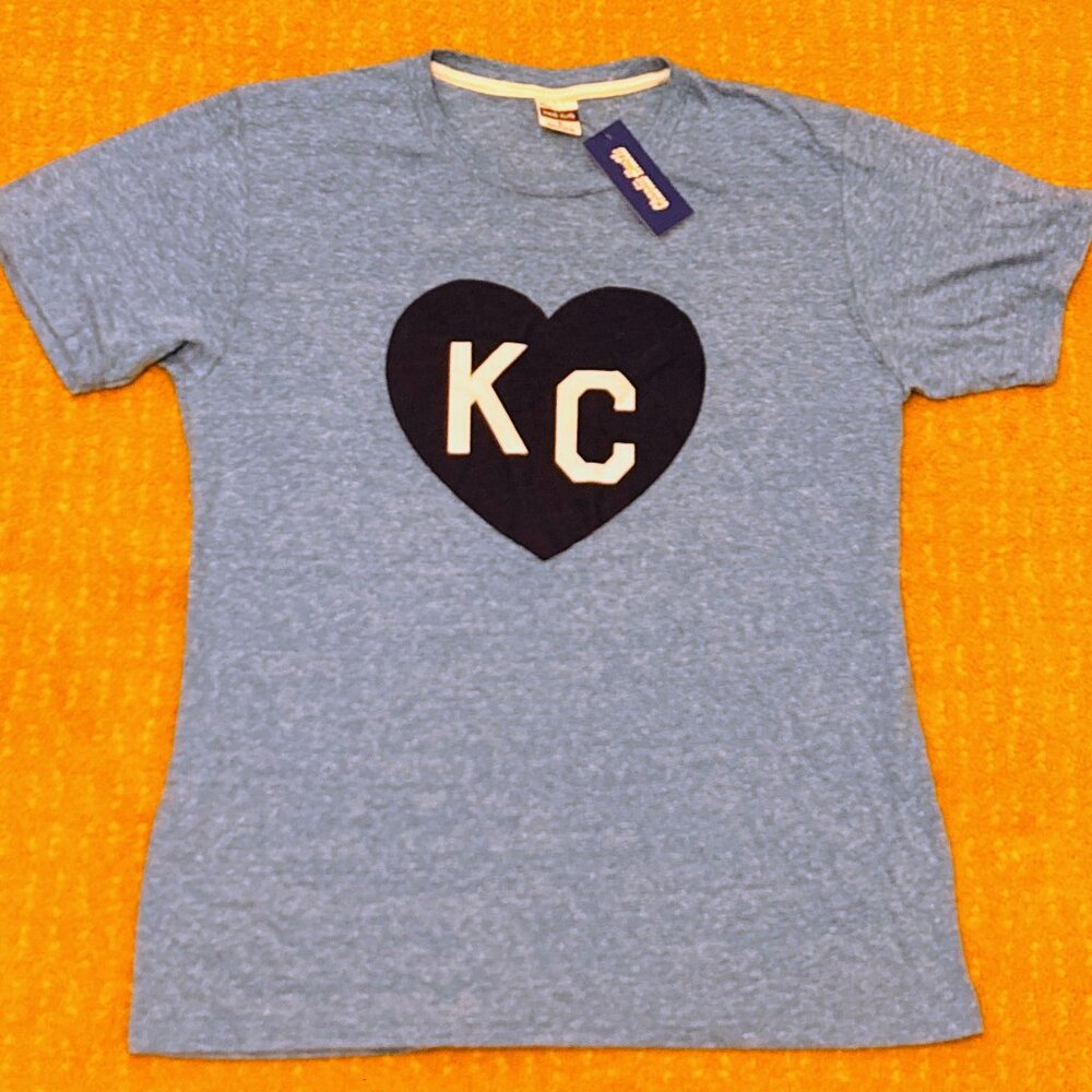 Vintage Charlie Hustle Heart of KC T-Shirt Kansas City Adult Medium Royals